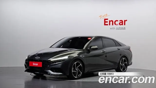 Hyundai Avante (CN7) 2023 Серый из Кореи