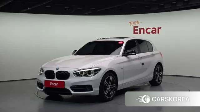 BMW 1 Series (F20) 2018 Белый из Кореи