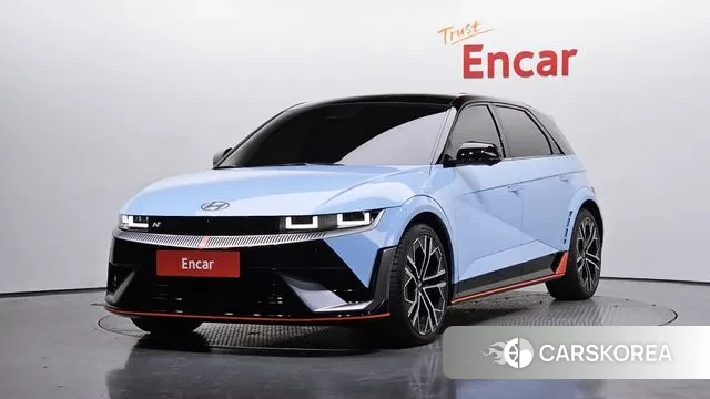 Hyundai Ionic 5 2024 Небесно-голубой из Кореи