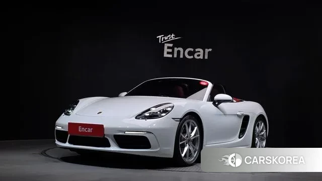 Porsche 718 Boxster 2022 Белый из Кореи