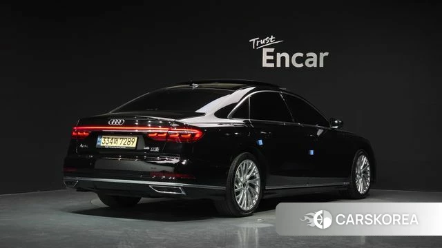 Audi A8 (D5) 2021 Черный из Кореи