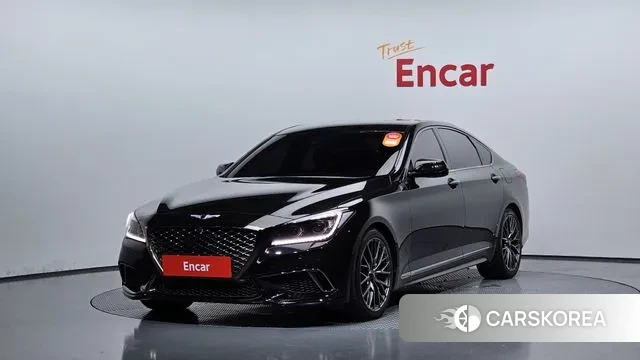 Genesis G80 2018 Черный из Кореи