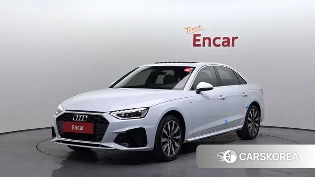 Audi A4 (B9) 2022 Белый из Кореи