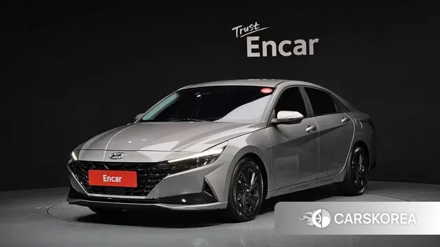 Hyundai Avante Hybrid (CN7) 2022 Серый из Кореи