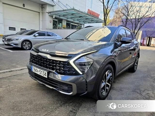 Kia Sportage 5th Generation Hybrid 2023 Серый из Кореи