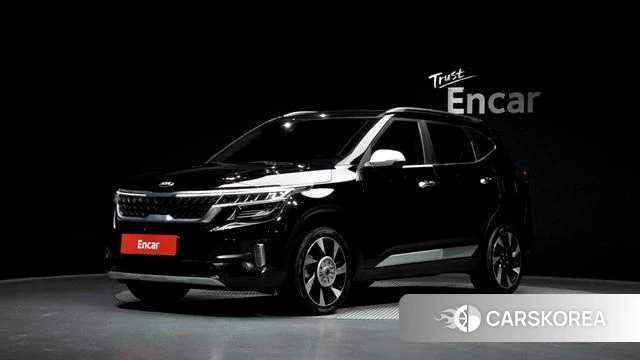 Kia Seltos 2021 Черный из Кореи