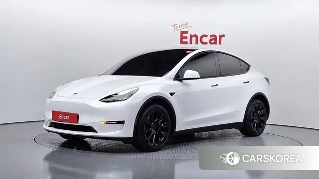 Tesla Model Y 2022 Белый из Кореи