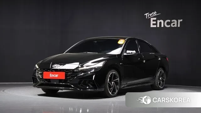 Hyundai Avante (CN7) 2020 Черный из Кореи