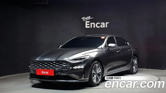 Kia K8 Hybrid 2022 Серый из Кореи