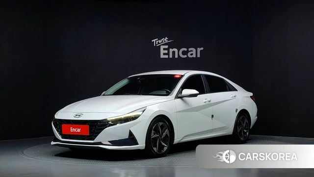 Hyundai Avante (CN7) 2020 Белый из Кореи