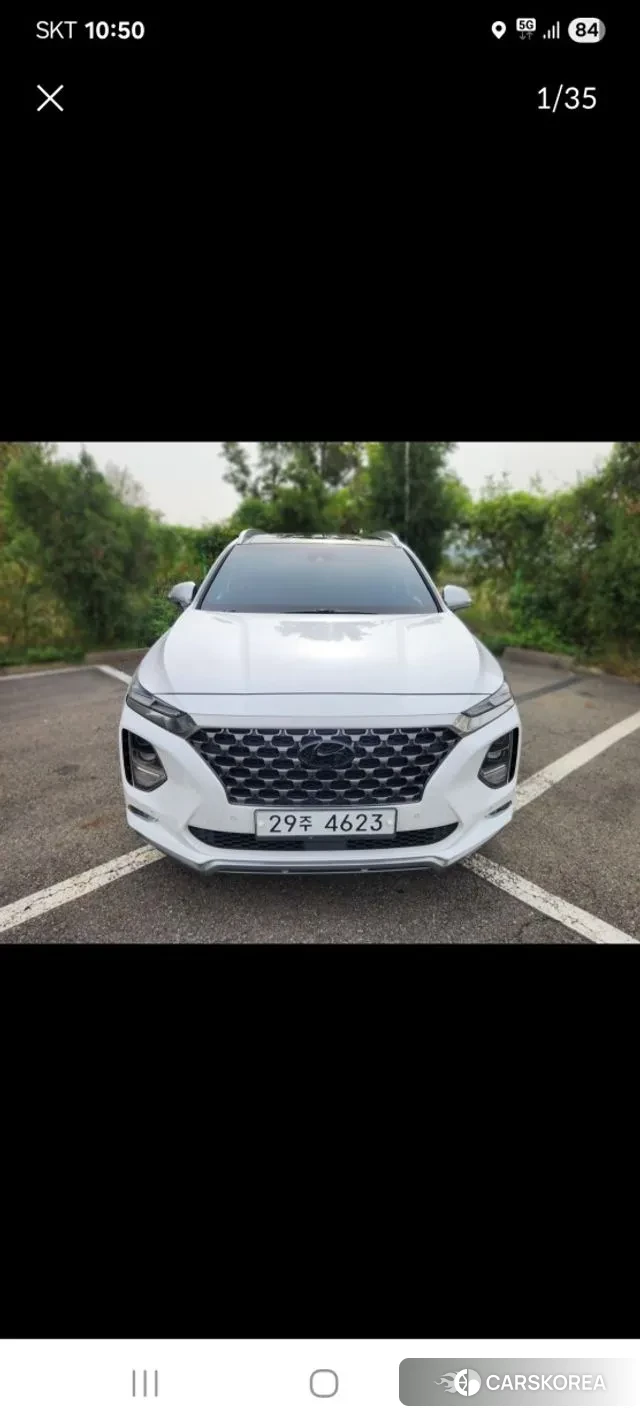 Hyundai Santa Fe TM 2019 Белый из Кореи