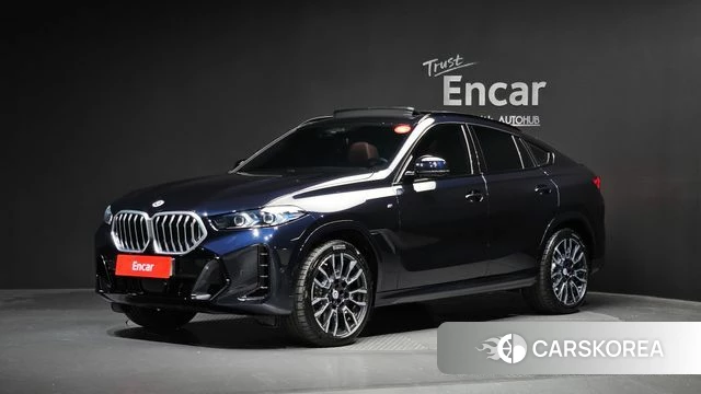 BMW X6 (G06) 2024 Черный из Кореи