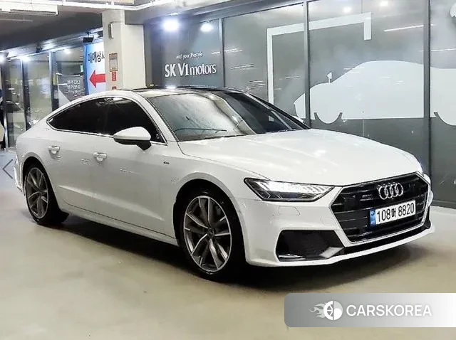Audi A7 (4K) 2020 Белый из Кореи