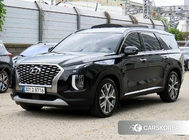 Hyundai Palisade 2022 Черный из Кореи