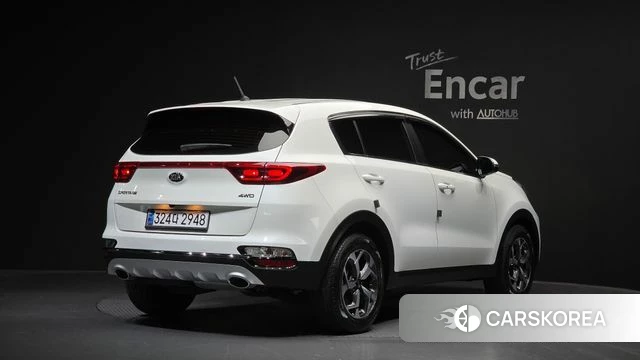 Kia Sportage The Bold 2021 Белый из Кореи