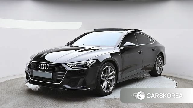 Audi A7 (4K) 2021 Черный из Кореи