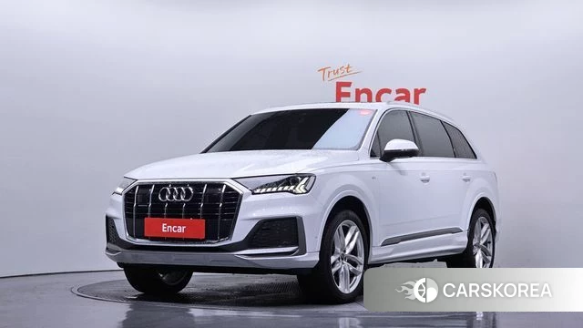 Audi Q7 (4M) 2023 Белый из Кореи
