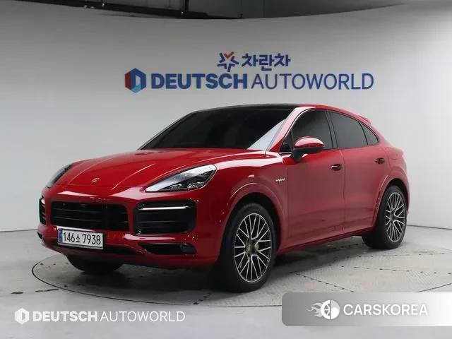 Porsche Cayenne (PO536) 2021 Красный из Кореи