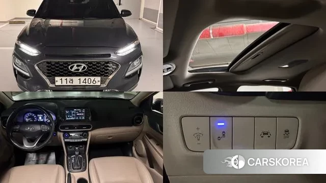 Hyundai Kona 2018 Черный из Кореи
