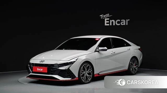Hyundai Avante (CN7) 2022 Серебристо-серый из Кореи