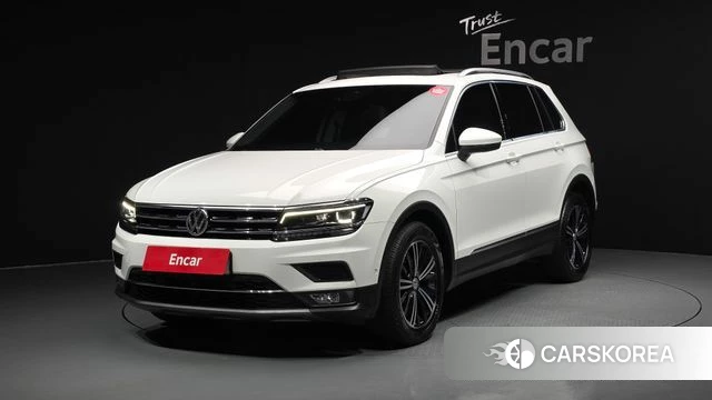 Volkswagen Tiguan second Generation 2020 Белый из Кореи