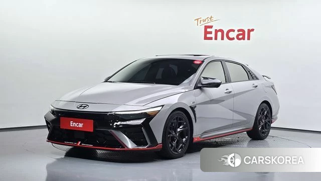 Hyundai The New Avante (CN7) 2025 Серебристо-серый из Кореи