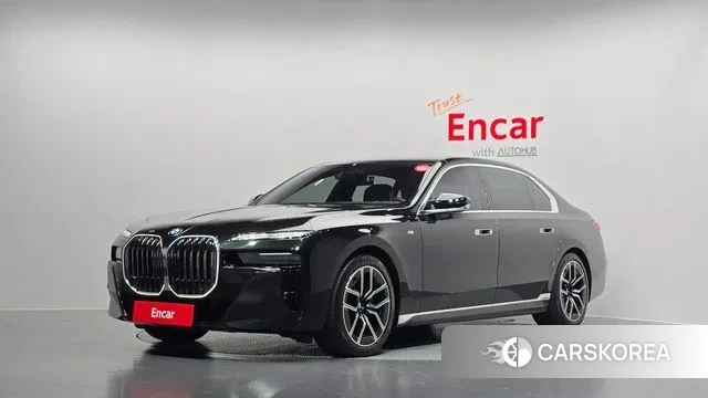 BMW 7 Series (G70) 2024 Черный из Кореи