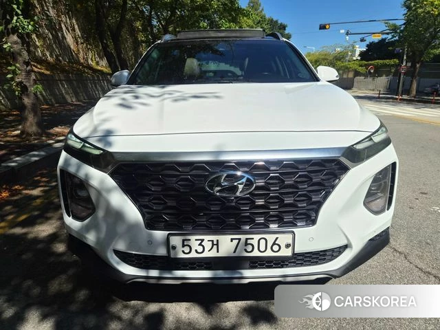 Hyundai Santa Fe TM 2019 Белый из Кореи