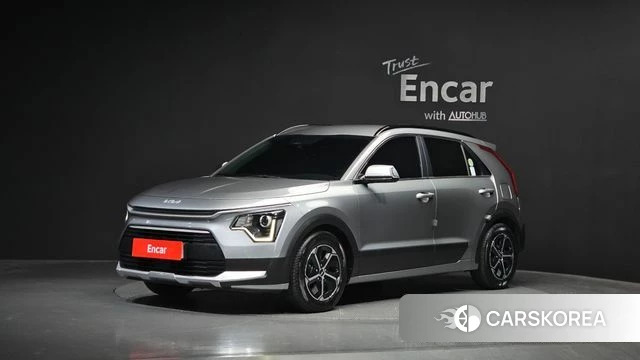 Kia Di Ol Nu Niro 2022 Серебристо-серый из Кореи