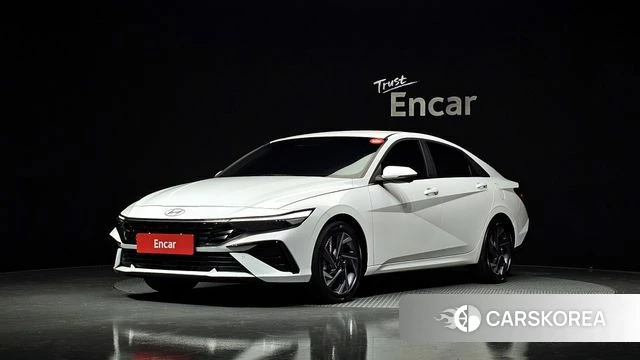 Hyundai The New Avante (CN7) 2023 Белый из Кореи