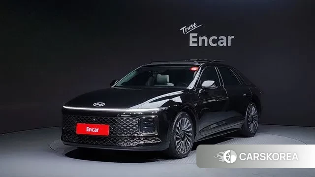 Hyundai Grandeur Hybrid (GN7) 2023 Черный из Кореи