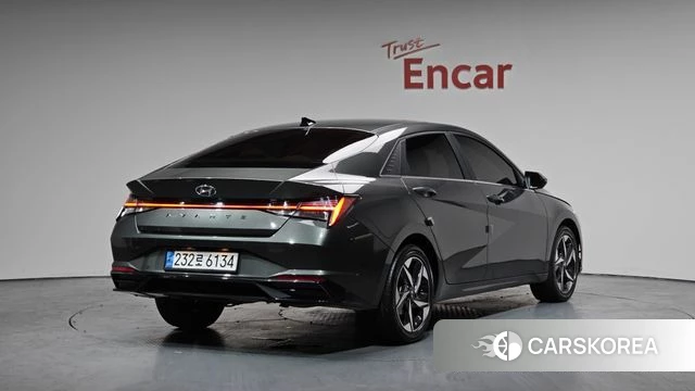 Hyundai Avante (CN7) 2023 Серый из Кореи