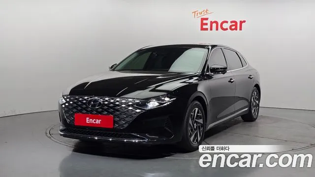 Hyundai The New Grandeur IG Hybrid 2020 Черный из Кореи