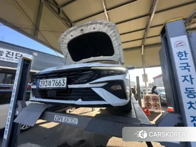 Hyundai The New Avante (CN7) 2023 Белый из Кореи