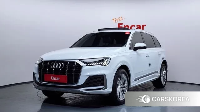 Audi Q7 (4M) 2021 Белый из Кореи