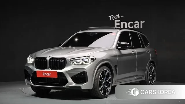 BMW X3M (G01) 2020 Серебристо-серый из Кореи