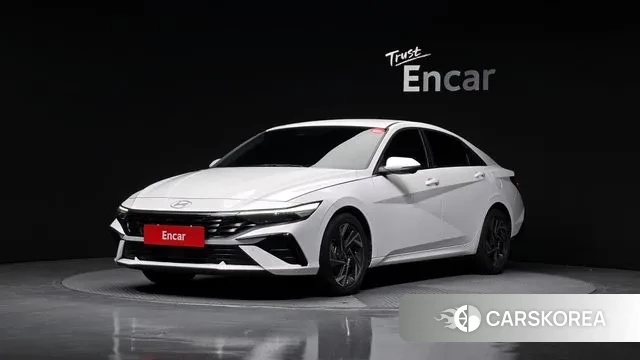 Hyundai The New Avante (CN7) 2023 Белый из Кореи