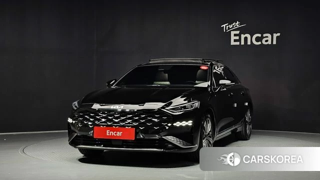 Kia K8 Hybrid 2021 Черный из Кореи