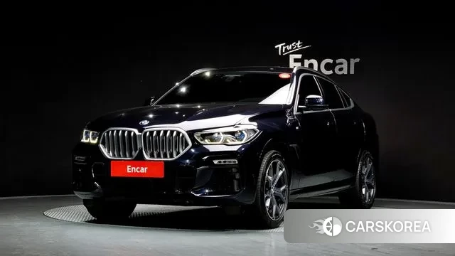 BMW X6 (G06) 2020 Черный из Кореи