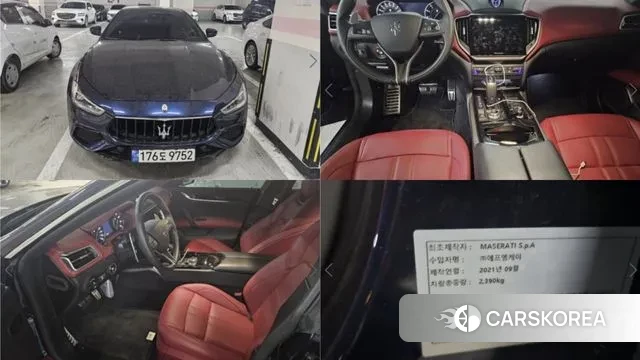 Maserati Ghibli 2022 Синий из Кореи