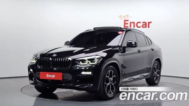 BMW X4 (G02) 2020 Черный из Кореи