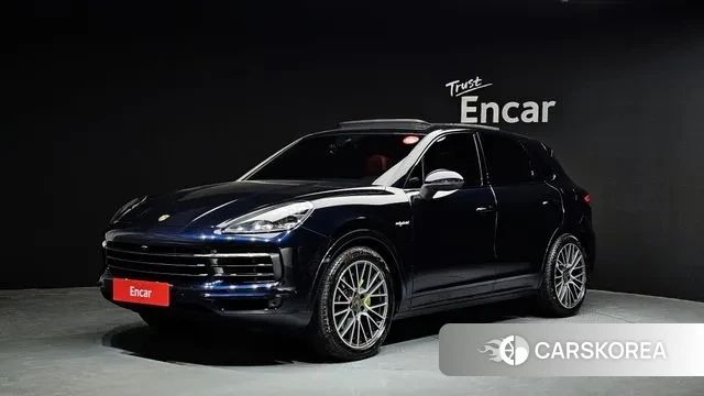 Porsche Cayenne (PO536) 2020 Синий из Кореи