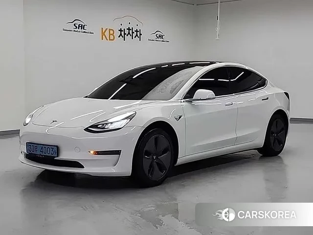 Tesla Model 3 2020 Белый из Кореи