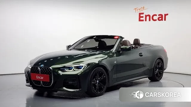 BMW 4 Series (G22) 2022 Светло-зеленый из Кореи