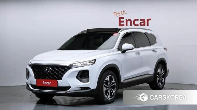 Hyundai Santa Fe TM 2018 Белый из Кореи
