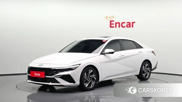 Hyundai The New Avante (CN7) 2024 Белый из Кореи