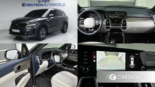 Kia Sorento 4th Generation 2022 Серый из Кореи