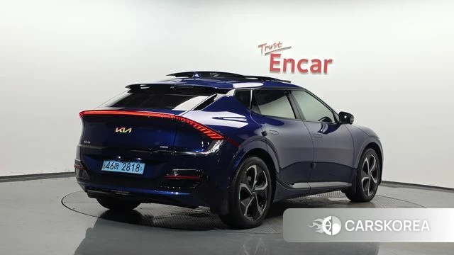 Kia EV6 2022 Синий из Кореи