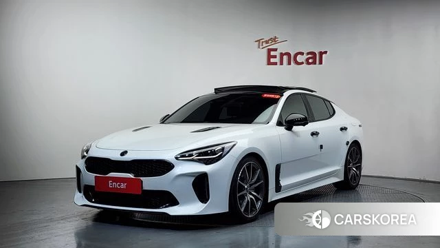 Kia Stinger Meister 2021 Белый из Кореи