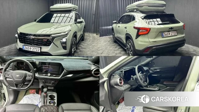 Chevrolet (GM Daewoo) Trax Crossover 2023 Светло-зеленый из Кореи